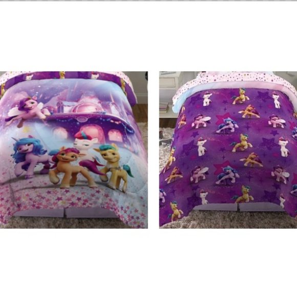 NWT My Little pony TWIN Full size comforter set bedspread kid birthday christmas - Picture 1 of 8